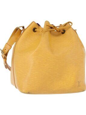 LOUIS VUITTON Epi Petit Noe Shoulder Bag Tassili Yellow M44109